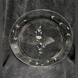 Vintage princess house crystal platter